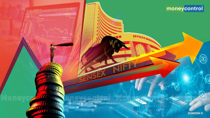 nifty, sensex dip marginally after record highs as bank, auto stocks weigh on market sentiment