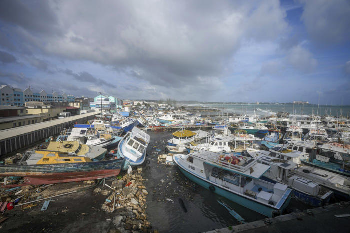 hurricane beryl rips through open waters after devastating the southeast caribbean