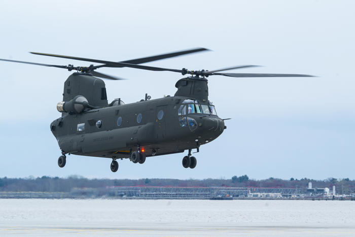 boeing delivers first ch-47f block ii chinook aircraft to u.s. army