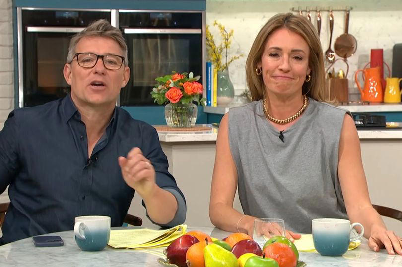 itv this morning halted live on air as host cat deeley flees the studio