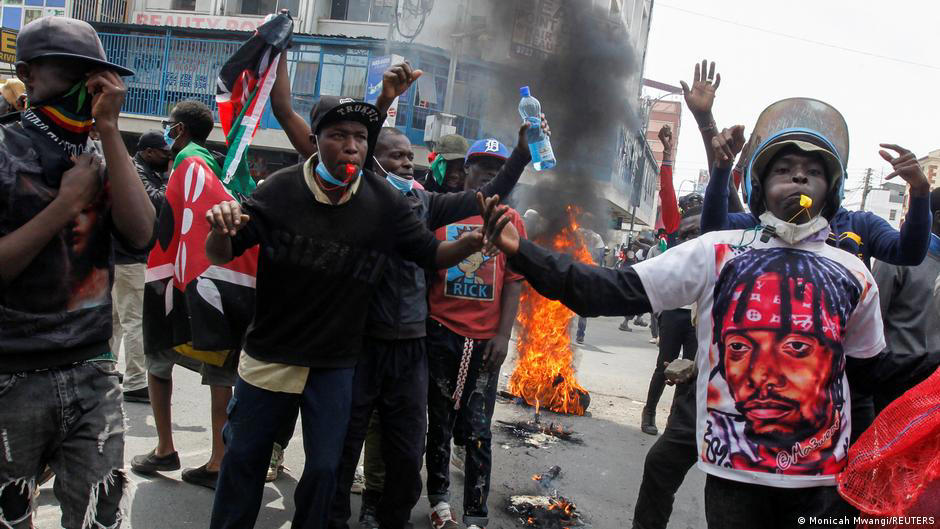 kenya see fresh protests with police out in force