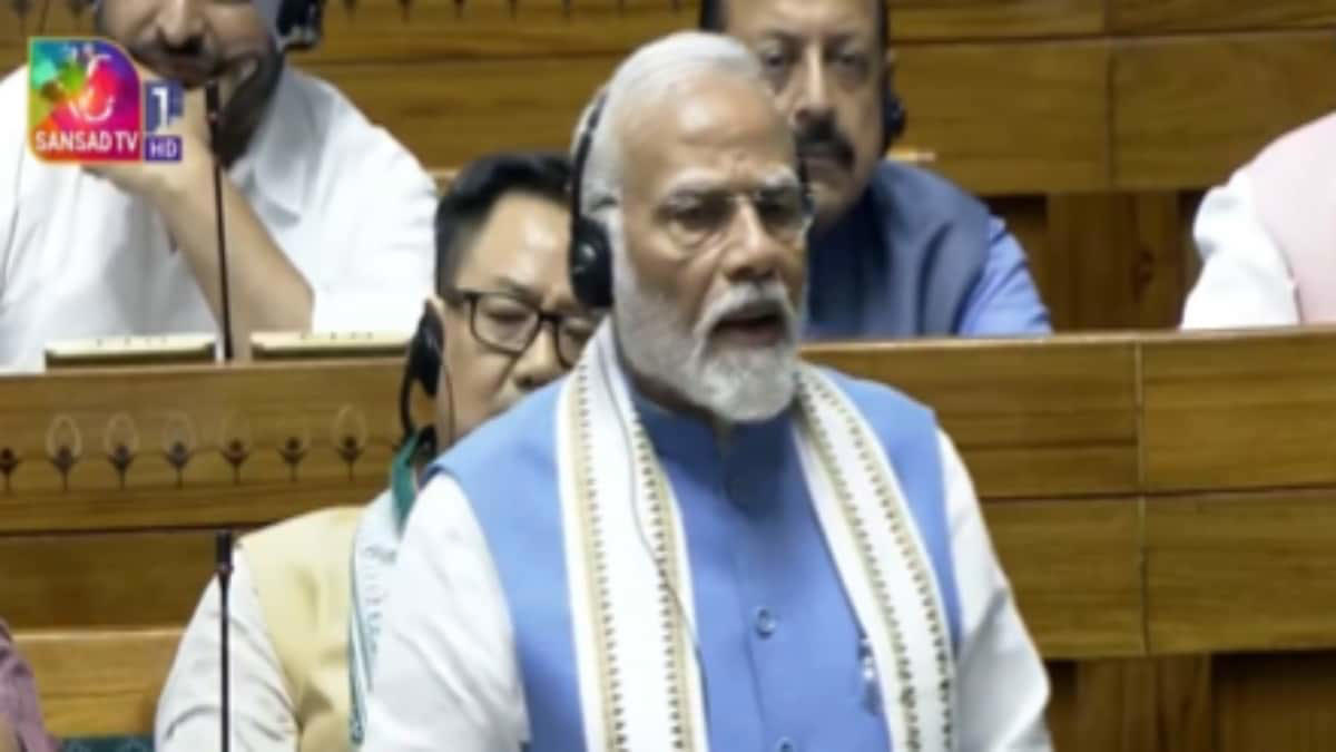 'congress is a parasitic party': pm modi takes a dig at oppn in lok sabha