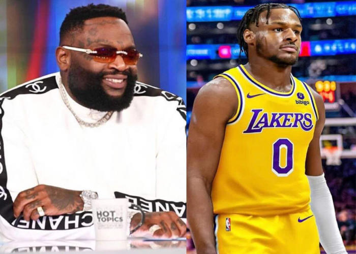 rick ross criticises ‘nepotism’ talk about bronny james’ lakers draft