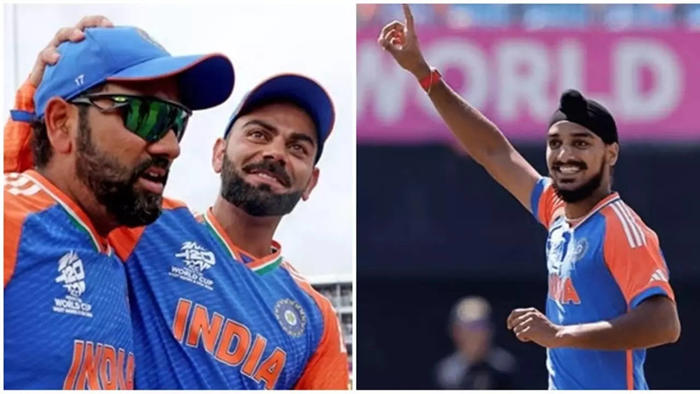 'rohit sir and virat sir deserve that': arshdeep singh's classy move after india's world cup victory wins hearts