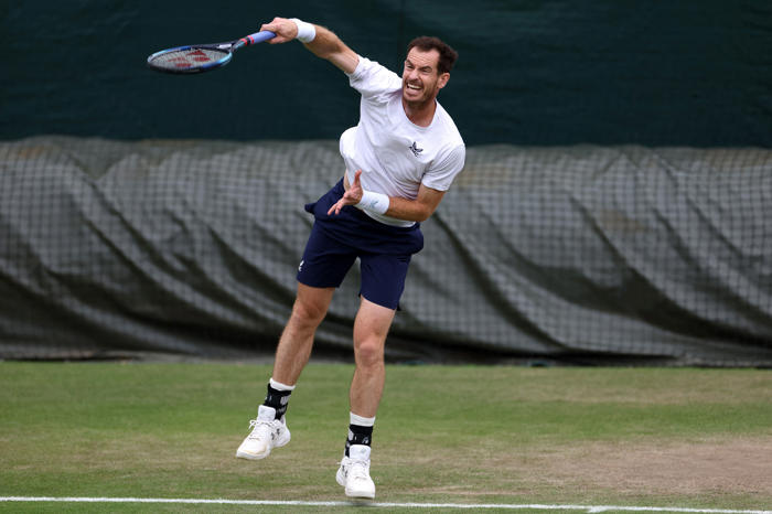 andy murray dropper single ved wimbledon