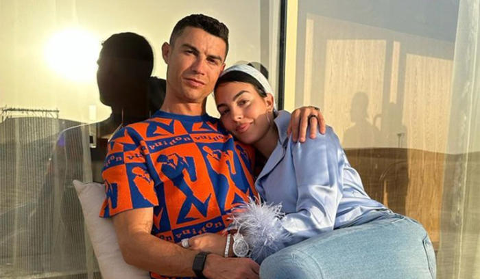 ronaldo's girlfriend georgina rodriguez supports star after tears at the euros