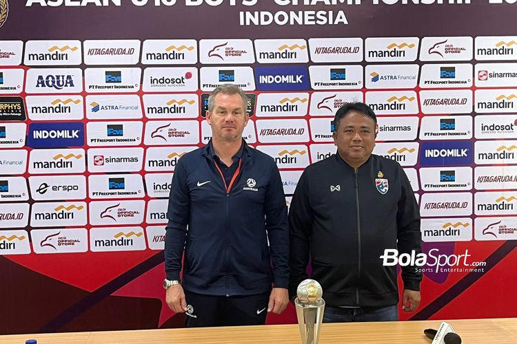 final asean cup u-16 2024 - curhatan pelatih australia jelang lawan thailand, singgung panasnya indonesia