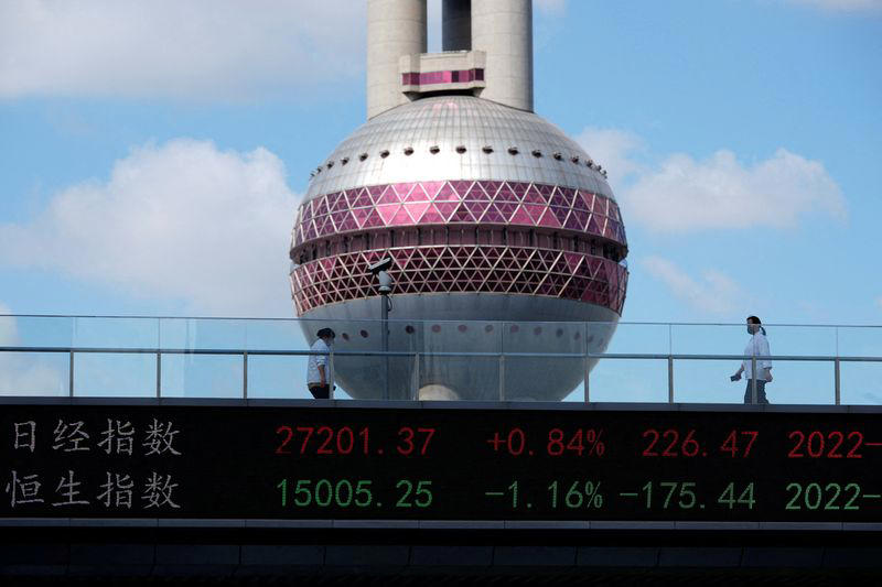 ações da china fecham em baixa com investidores avaliando recuperação
