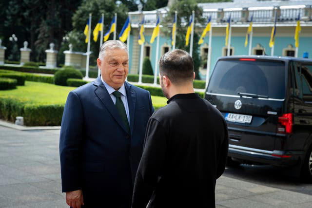 hungary’s orban pushes for ceasefire during meeting with zelensky