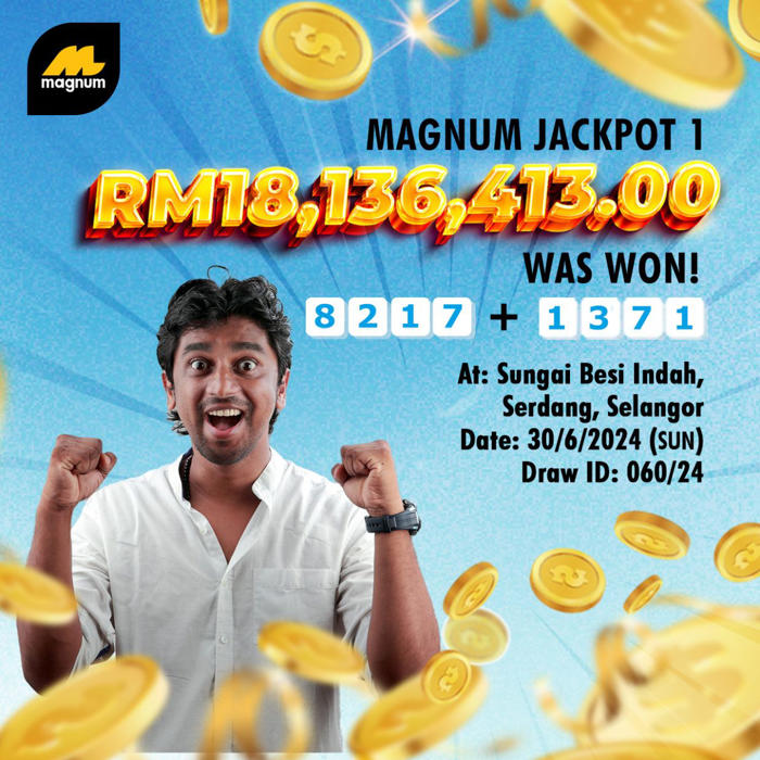 magnum 4d jackpot winner plans to share rm18mil windfall with family