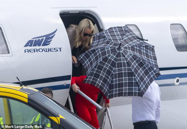 england's wags jet in to spend day with players before quarter final
