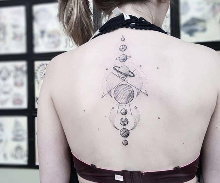 coolest back tattoos for women: 15 best ideas with their meanings