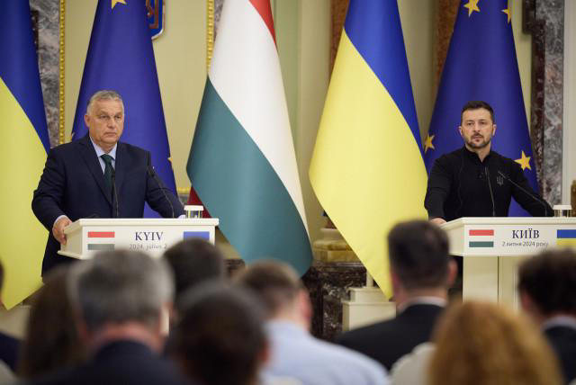 así fue la tensa visita del primer ministro de hungría a ucrania: le pidió un alto al fuego al presidente volodimir zelenski