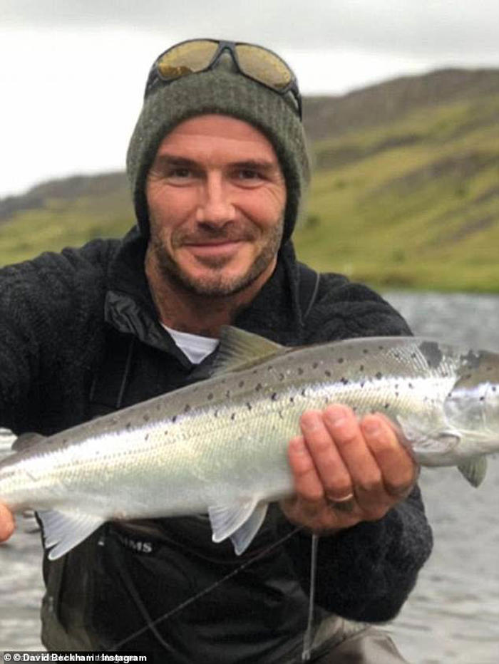 david beckham caught up in norwegian fishing trip furore