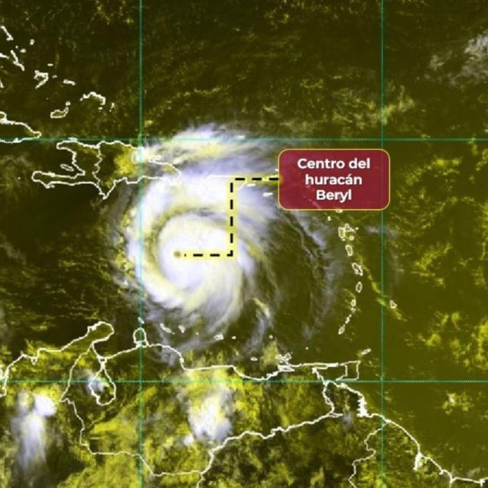huracán beryl llegará el jueves con lluvias y vientos intensos en estos estados