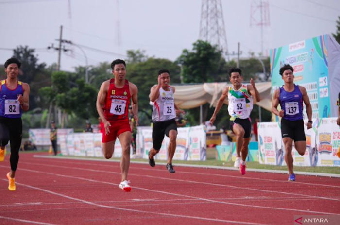 pelari indonesia muhammad zohri raih medali emas di ajang asean university games 2024