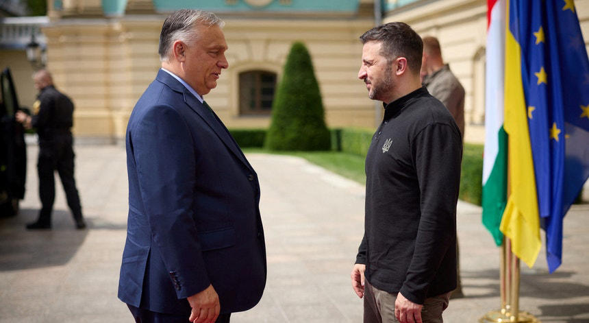 em kiev, orbán pede a zelensky que considere cessar-fogo para acelerar fim da guerra