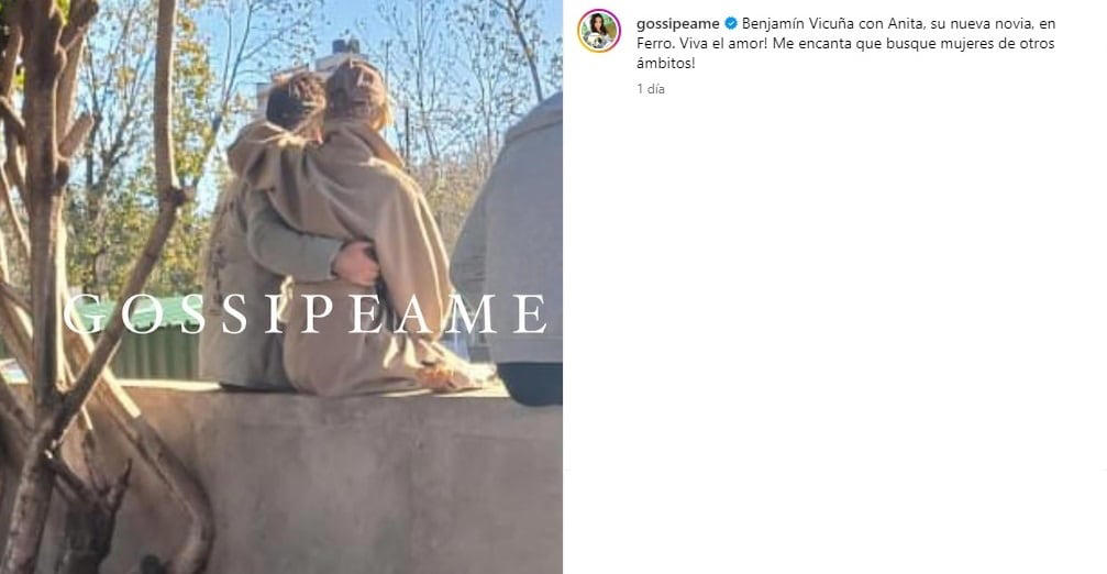 “¡viva el amor!”: impacto en prensa argentina con primera fotografía de benjamín vicuña junto a su nueva pareja