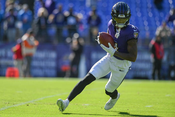 ravens wr zay flowers sends message to orioles fan after attending blue jays game