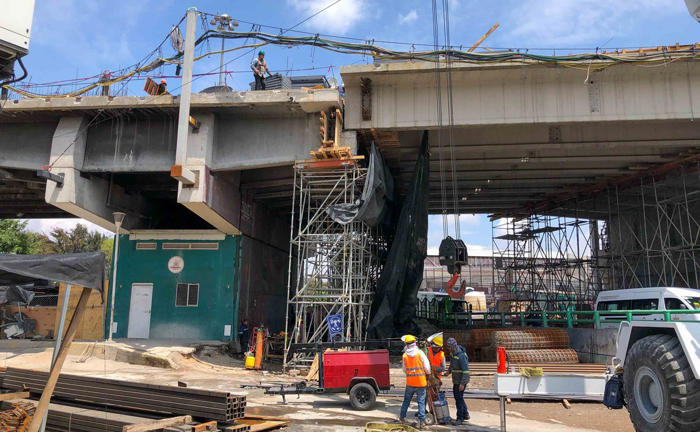 la obra civil en la estación pantitlán de la línea 9 del metro se completará esta semana: sobse
