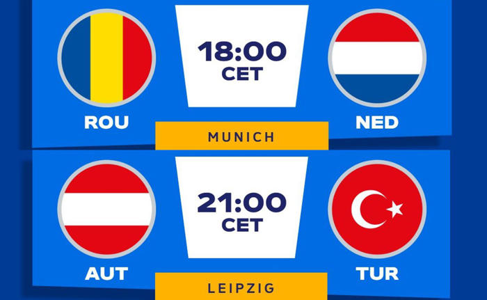 eurocopa 2024: horario y canales para ver por tv abierta los partidos de este 2 de julio