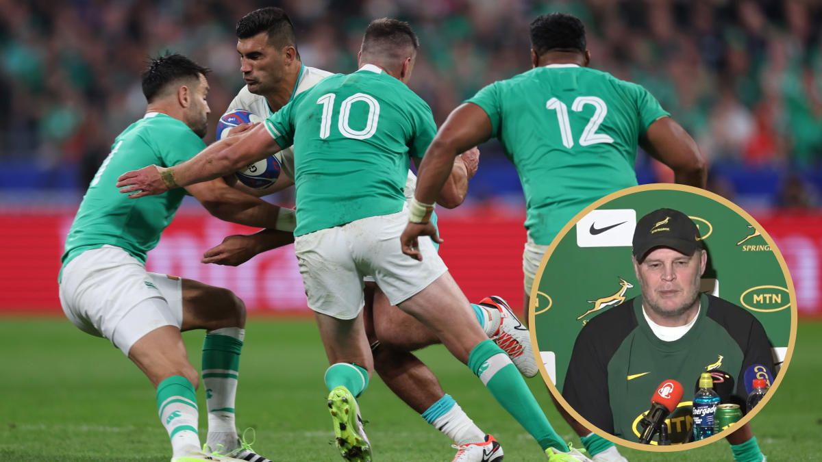 rassie erasmus: ireland have ‘unfinished business’, springboks content with two world cups