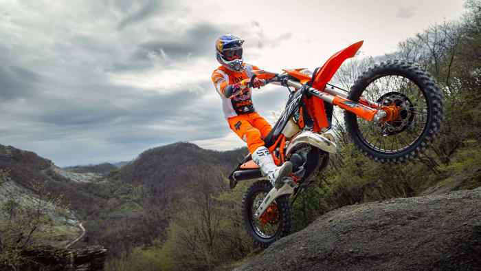 this ktm dirt bike is probably more than you can handle, sorry