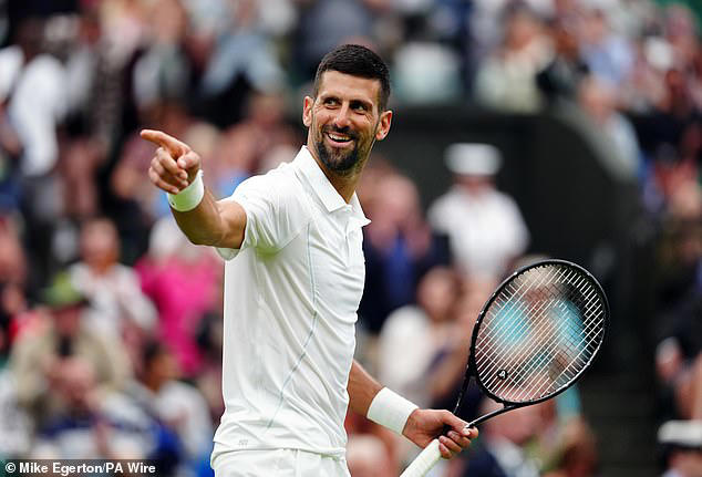 novak djokovic cruises to straight sets victory against vit kopriva, 27 days after undergoing knee surgery... as the world no 2 sets up second round clash vs british wildcard jacob fearnley, as he eyes eighth wimbledon title