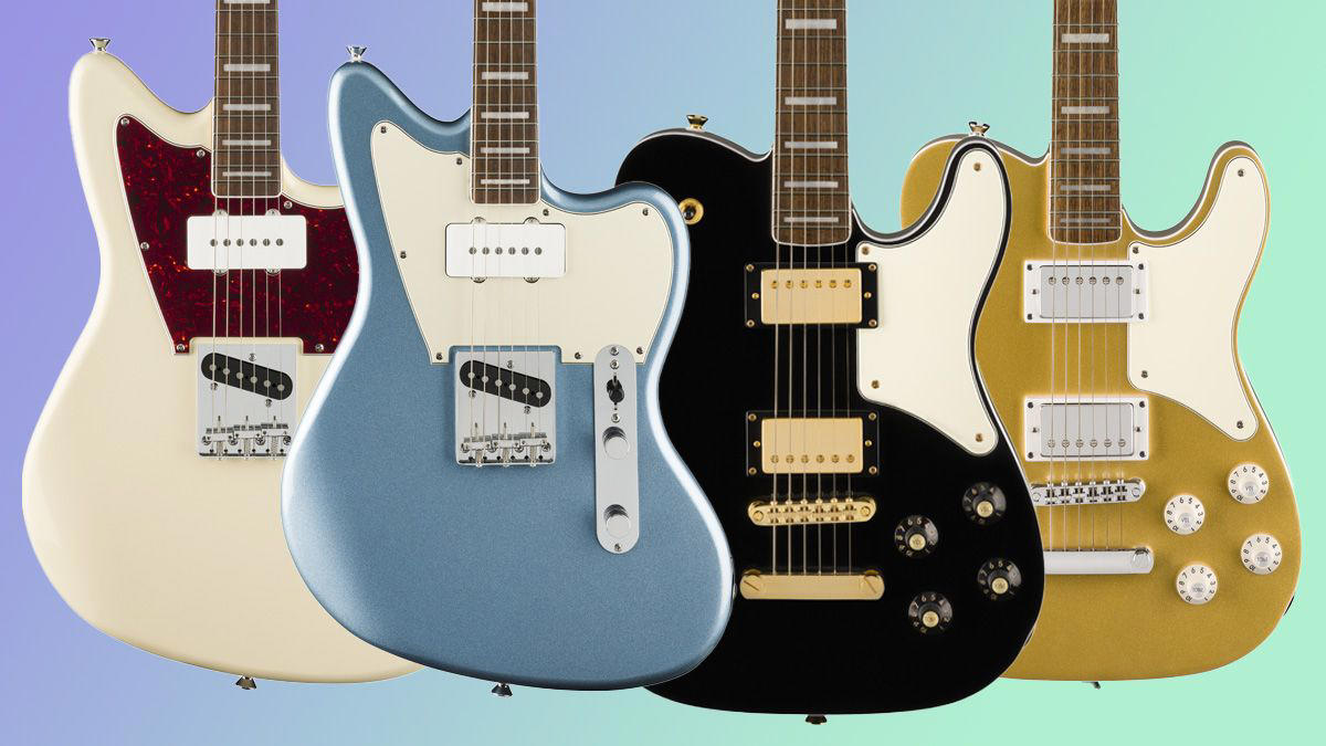 squier debuts a new tele/jazzmaster hybrid – and revives fender's les paul-inspired 'troublemaker'