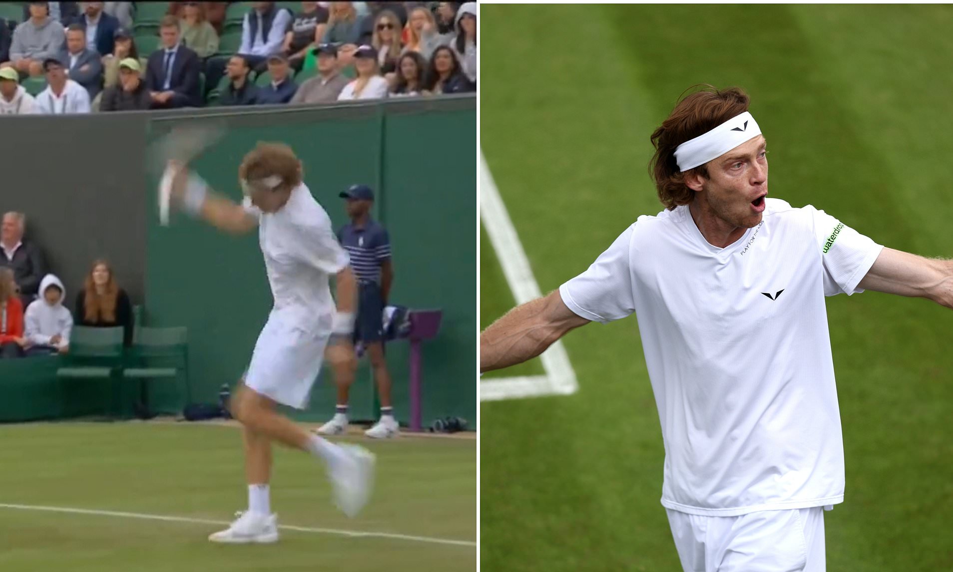 Andrey Rublev Hits Himself SEVEN Times With His Racquet In Furious Row ...