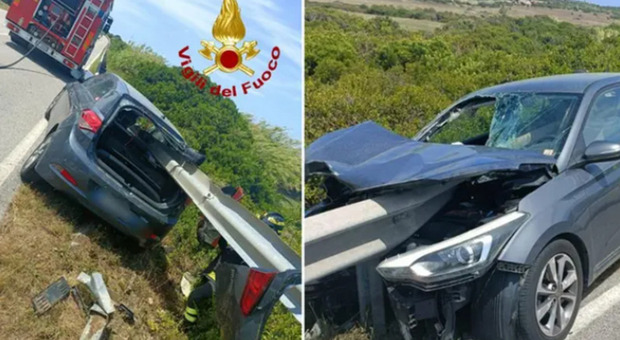 Incidente Stradale Choc A Santa Teresa Di Gallura: L'auto Sbanda E ...