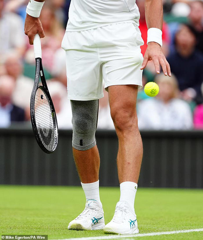 novak djokovic cruises to straight sets victory against vit kopriva, 27 days after undergoing knee surgery... as the world no 2 sets up second round clash vs british wildcard jacob fearnley, as he eyes eighth wimbledon title