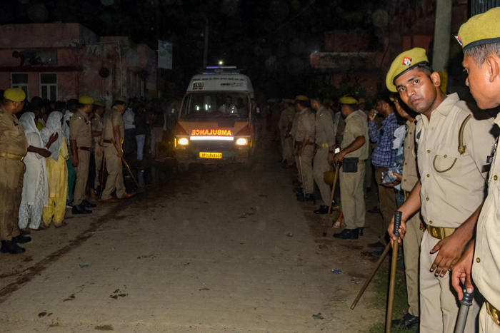 over 120 indians killed in a stampede at religious gathering in up