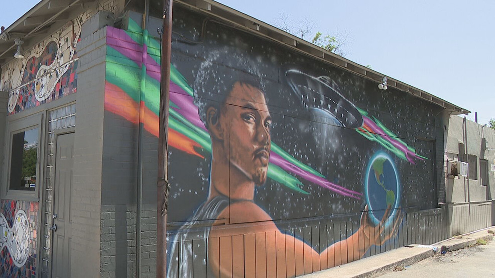 PHOTOS: New Mural Of Spur' Star Wemby On Display In Southtown