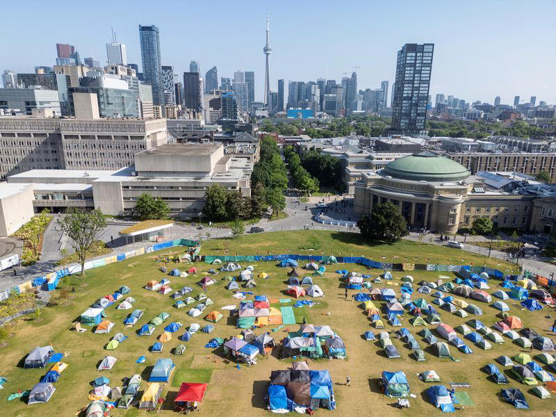 canadian court allows police to clear pro-palestinian campus encampment