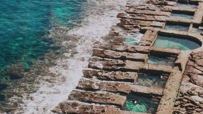 malta's 'roman tidal baths' defying climate change with millennia-old sea levels? fact checking claim