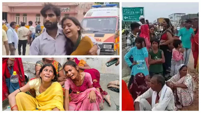 hathras stampede: bodies lying on blocks of ice at hospitals, families remember their loved ones