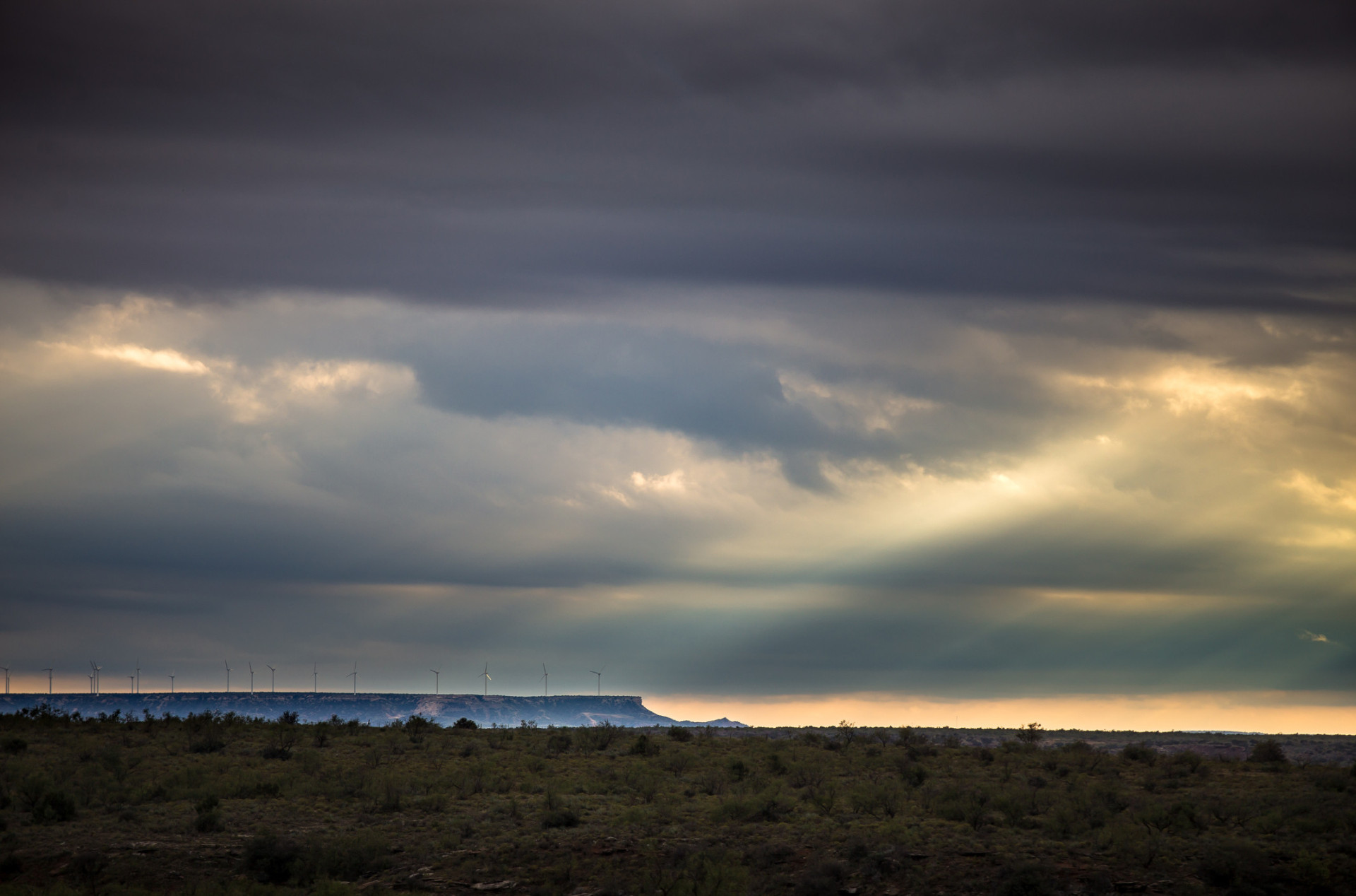 The lights of Lubbock, Texas