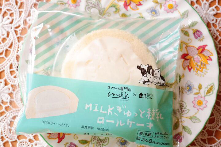 【7/2 ローソン新作】生クリーム専門店「milk」とコラボ！どらもっち・ロールケーキ・クレープの実食レポ
