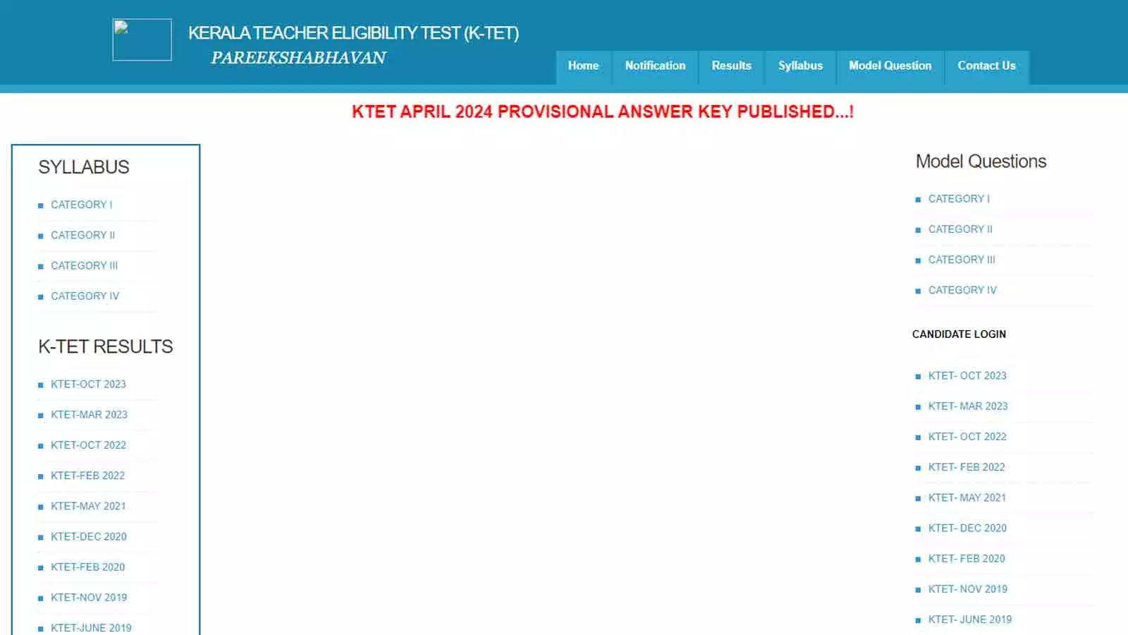 KTET 2024 Answer Key Released At Ktet.kerala.gov.in: Download Now And ...