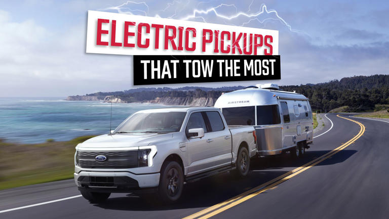 How Much Every Current And Upcoming Electric Pickup Truck Can Tow