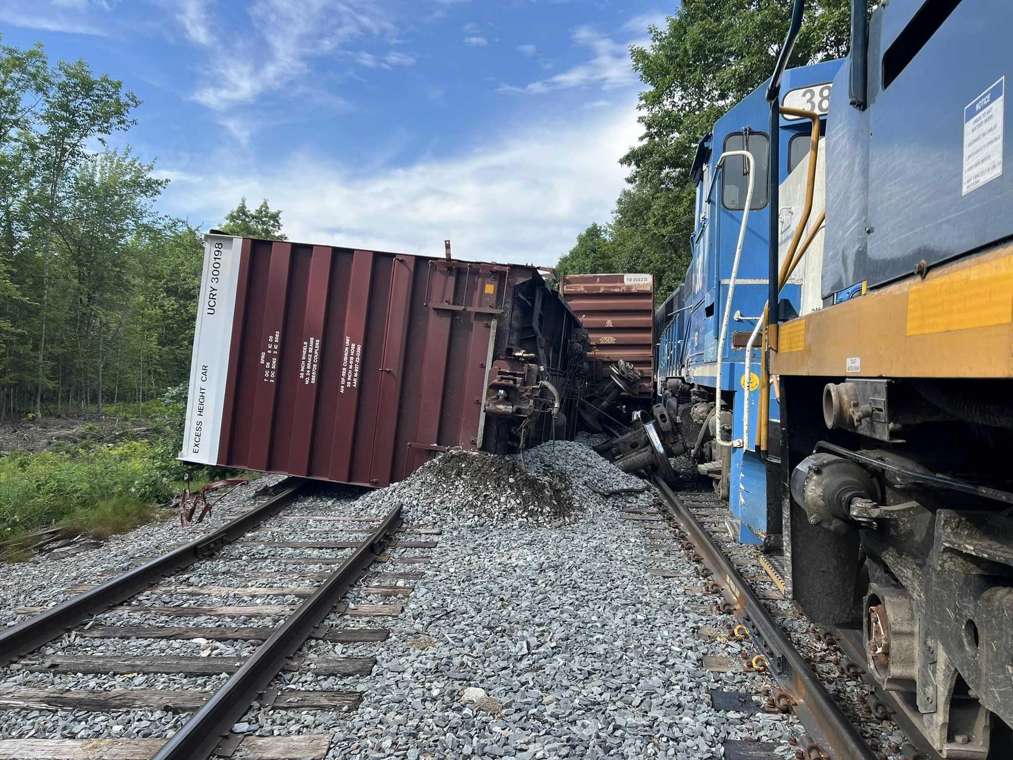 Maine Train Collision Causes Derailment, Fuel Spill