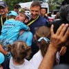 Eyewitness - Tears flow as Mark Cavendish, family and Astana Qazaqstan celebrate a historic Tour de France stage victory<br>