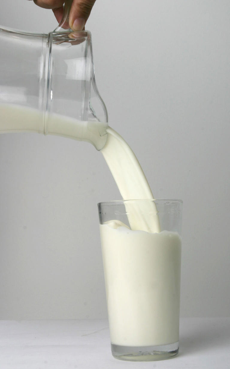 Vaso de leche.