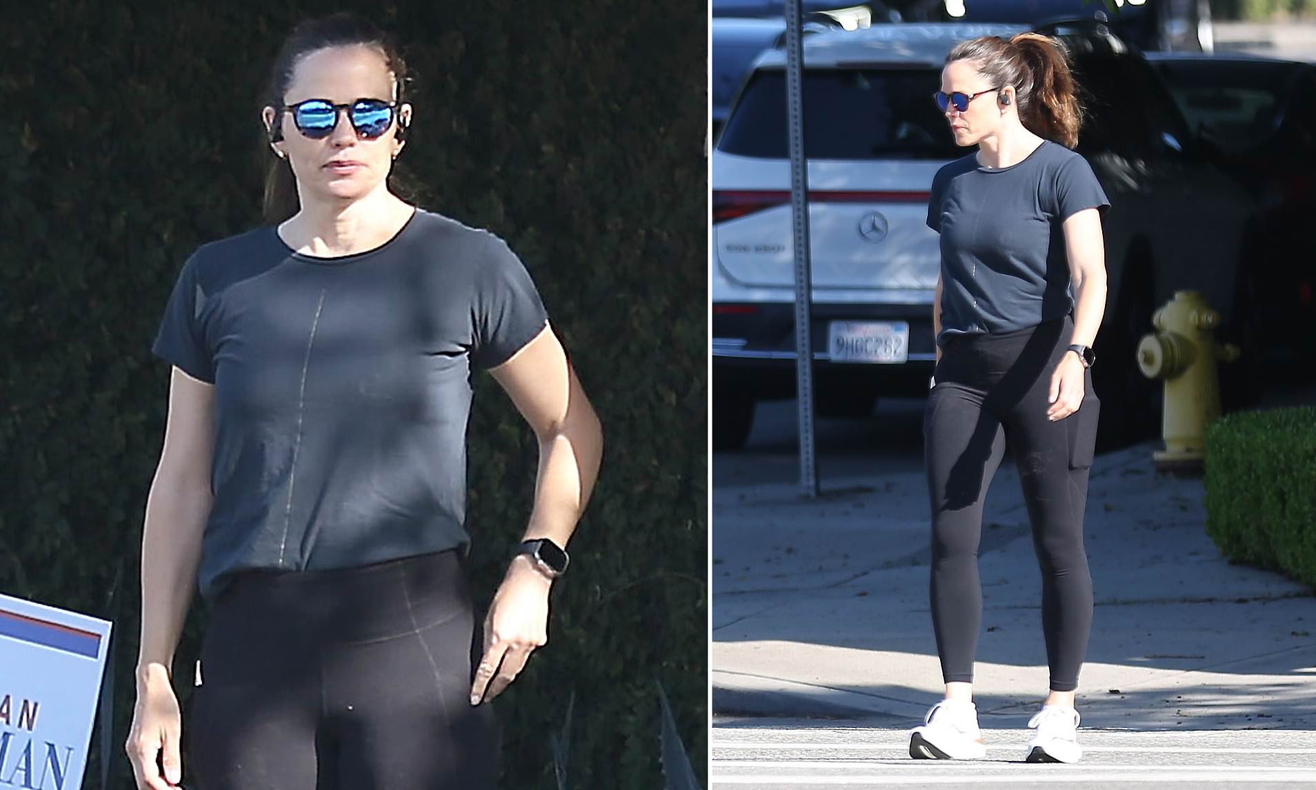 JENNIFER GARNER LOOKS FIT IN SKINTIGHT LEGGINGS AS SHE STEPS OUT IN LA ...