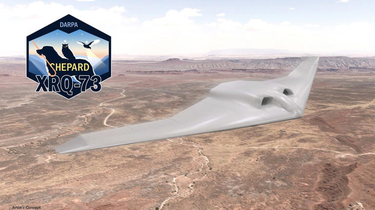 Pentagon Unveils Revolutionary Uncrewed Hybrid Stealth Spy Plane Xrq-73