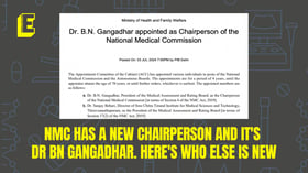 NMC Has A New Chairperson And It's Dr BN Gangadhar. Here's Who Else Is New