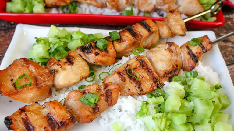 You Can't Get Easier Than These Chicken Kabobs - Teriyaki Chicken Kabobs