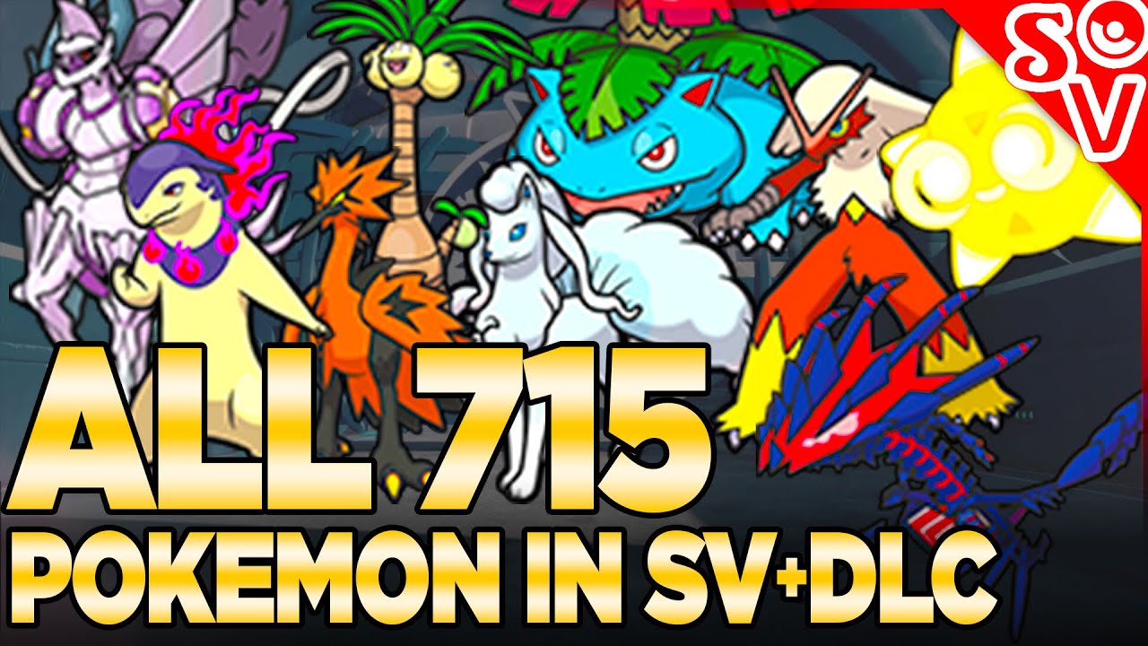 All 715 Pokemon In Scarlet and Violet's DLC: The Hidden Treasure of ...