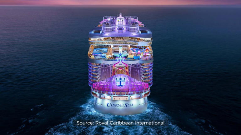 Royal Caribbean International announced Tuesday that Utopia of the Seas will sail year-round out of Port Canaveral beginning July 2024.